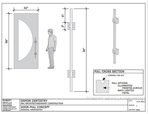DAMON DOOR PULL -SEVILLA